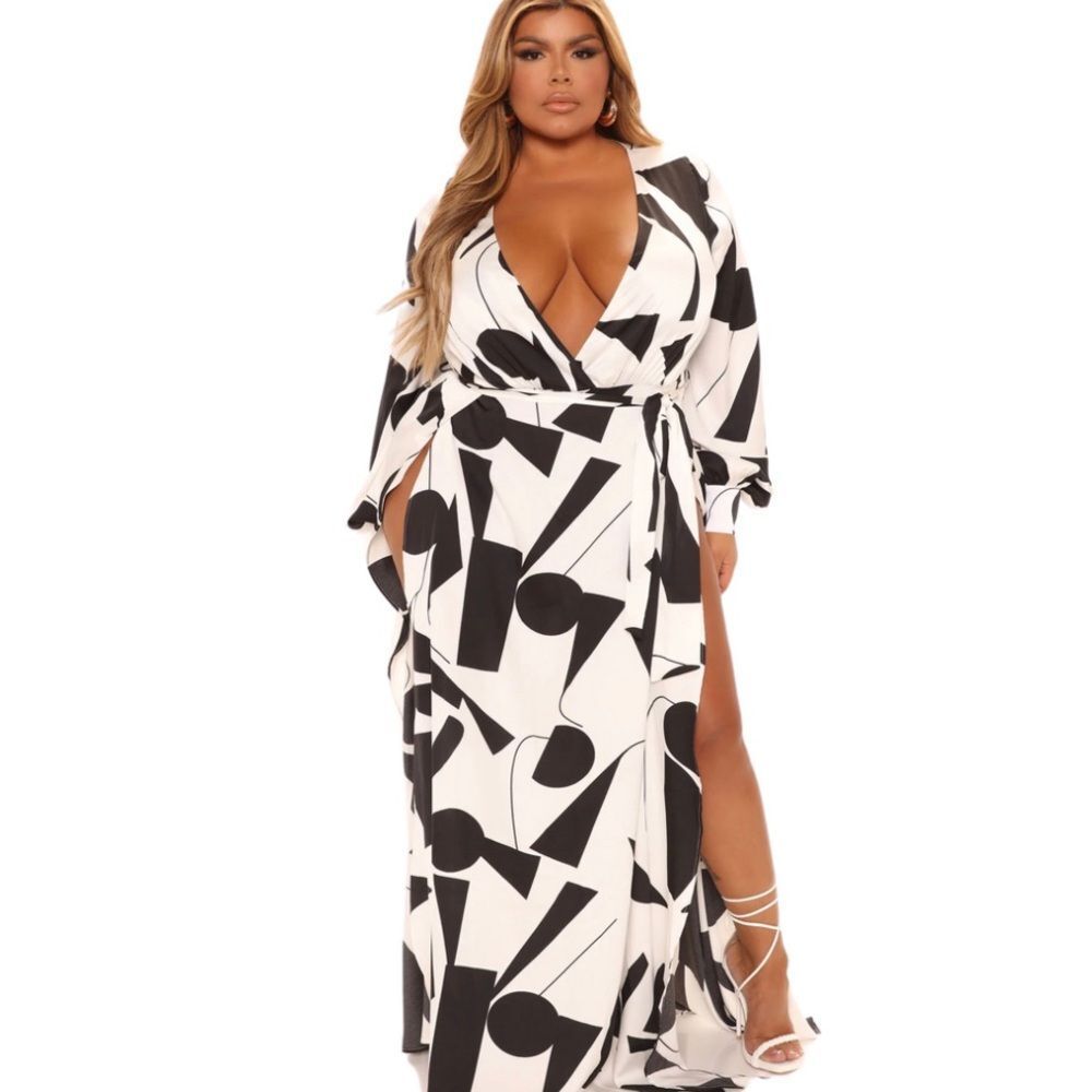 NWT Fashion Nova maxi dress size 3XL